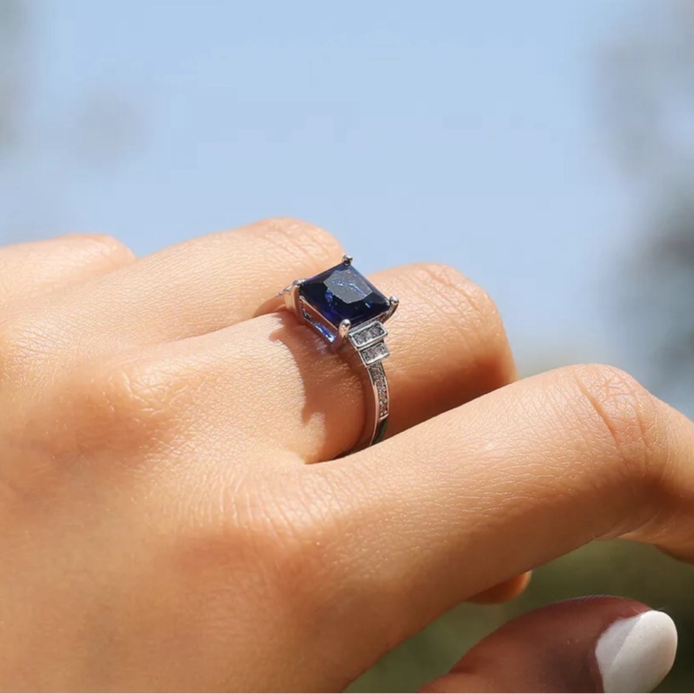 BRIDAL WEDDING RING 8 - Picture 5 of 5